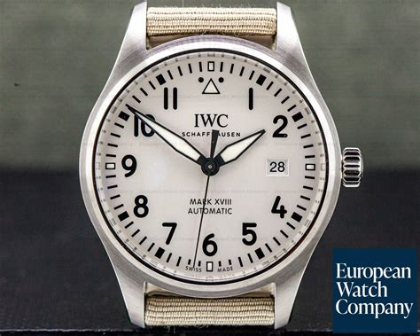 iwc mark xvii vs xviii|iwc mark xviii white dial.